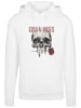 F4NT4STIC Hoodie Guns 'n' Roses Flower Skull Rock Musik Band in weiß