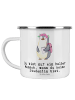 Mr. & Mrs. Panda Tasse Studentin Herz mit Spruch in Weiß