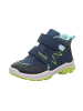 superfit Ankle Boot JUPITER in Blau/Hellgrün