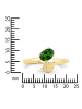 Rafaela Donata Ring aus Sterling Silber aus Chromdiopsid in gelbgold