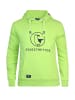 SCHIETWETTER Kapuzenpullover "Schietwetter" in lime-black