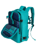 Hauptstadtkoffer BLNBAG M6 - Handgepäck Rucksack, Freigepäck 40x20x25 cm, 20 Liter in Aquagrün