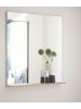 Furn.Design Wandspiegel Eiche mit Ablage Garderobenspiegel 75 x 80 cm