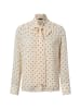 JOOP! Bluse in beige schwarz