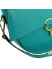 Toscanto Leder Umhängetasche, Citytasche Toscanto Tasche türkis ca. 30cm