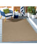 KADIMA DESIGN Teppich Outdoor Flachgewebe Vintage Polypropylen Balkon in Beige