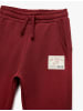 KOTON SWEAT BOTTOMS in Bordo