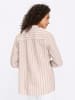 Heine Bluse in ecru-sesam-gestreift