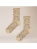 Kunert Socken Floral Citynight hautfreundlich in Night-Beige