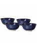Ritzenhoff & Breker 4er Set Müslischalen Royal Reiko ø 15,5 cm in weiß-blau