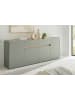 Furn.Design Sideboard in Salbei Grün mit Eiche, große Kommode 4-türig mit Schubkästen