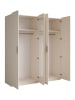 Feldmann-Wohnen Kleiderschrank Lorenz sandbeige / gold 179 / 56,5 / 210cm