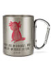 Mr. & Mrs. Panda Thermo Kaffeebecher Axolotl Niedlich mit Spruch in Silber