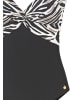 LASCANA Badeanzug in creme-schwarz