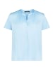 Betty Barclay Satin-Bluse kurzarm in Powder Blue
