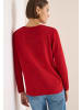 Cecil Strukturpullover in Rot