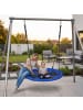 relaxdays Nestschaukel in Dunkelblau - Ø 100 cm