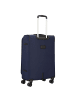D&N Travel Line 9504 4 Rollen Trolley M 67 cm mit Dehnfalte navy