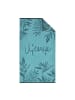 Chiemsee Velours Strandtuch Maui in Mint und Smaragd