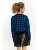 myMo ROCKS Strickjacke in Schwarz Blau