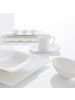 Villeroy & Boch 6er Set Kaffeetassen mit Untertassen Modern Grace in Weiß 170 ml in weiß
