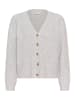 Kaffe Strickjacke KAfiorella Loose fit in Light Grey Melange
