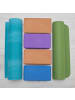 relaxdays 2 x Yogablock in Natur - (B)22,5 x (H)12 x (T)7 cm