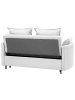 Beliani 5-tlg 2-Sitzer Sofa HOVIN in Grau/Schwarz