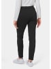 GOLDNER Kurzgröße:  Slim Fit Hose BELLA mit Schlupfbund in schwarz