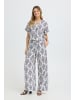Fransa Freizeithose FRARIANA Loose fit in BOHO MUSE WHITE W. BLACK