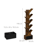 relaxdays Bücherregal in Braun - (B)38 x (H)146 x (T)22 cm
