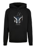 F4NT4STIC Basic Hoodie Star Wars The Mandalorian Helmet Silhouette in schwarz