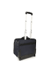 Dermata 2-Rollen Businesstrolley 42  cm Laptopfach in blau
