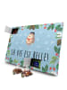 Mr. & Mrs. Panda Tee Adventskalender Eule Frankreich mit Spruch in Eisblau
