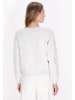 DreiMaster Women Sweatshirt in offwhite melange
