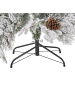 Beliani 2-tlg Weihnachtsbaum MASALA in Weiß/Grün
