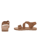 Ital-Design Sandale & Sandalette in Braun und Beige