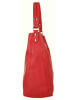 Samantha Look Shopper echt Leder in rot