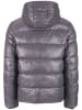 Urban Classics Urban Classics Recycled Zip neck Puffer Jacket in dark stone