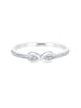 Elli Ring 925 Sterling Silber Infinity in Silber