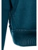 MO Herren Round Neck Sweater in DUNKLES TÜRKIS