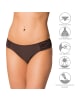 Aquarti Aquarti Damen Bikinihose mit seitlichen Raffungen in braun