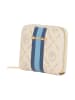 Carlo Colucci Geldbörse Elma in Creme / Blau