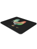 Mr. & Mrs. Panda Mousepad Hahn Korn ohne Spruch in Schwarz