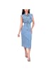 Ital-Design Kleid in Hellblau