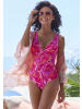 Vivance by Lascana Badeanzug in pink bedruckt