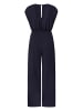 Zero  Jumpsuit Wickeloptik weites Bein in Patch Cream/Dark Blue