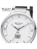 Regent Funkuhr Regent Funkuhren silber extra groß (ca. 39mm)