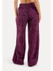 SMILODOX Jogginghose Siara in Lila Leo
