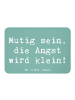 Mr. & Mrs. Panda Whiteboard Magnet Spruch Angst überwinden mit S... in Meeresbrise